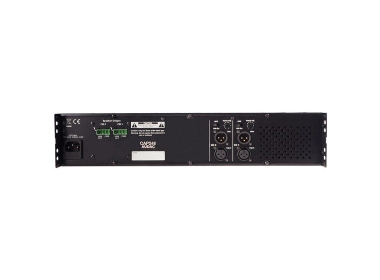 Audac CAP 248 - 100 V Power Amplifier 2-channel 480 W 